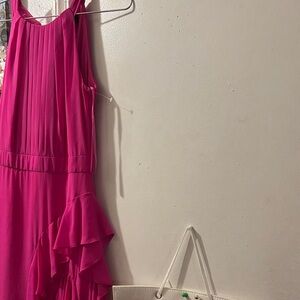 Elegant Pink Sleeveless Dress - P2P18, L54